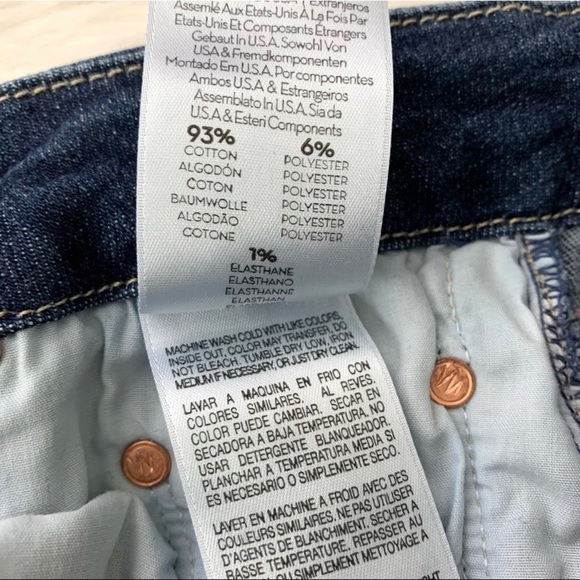 Mother Looked Ankle Fray Girl Crush Jeans size 25 - Picture 15 of 16